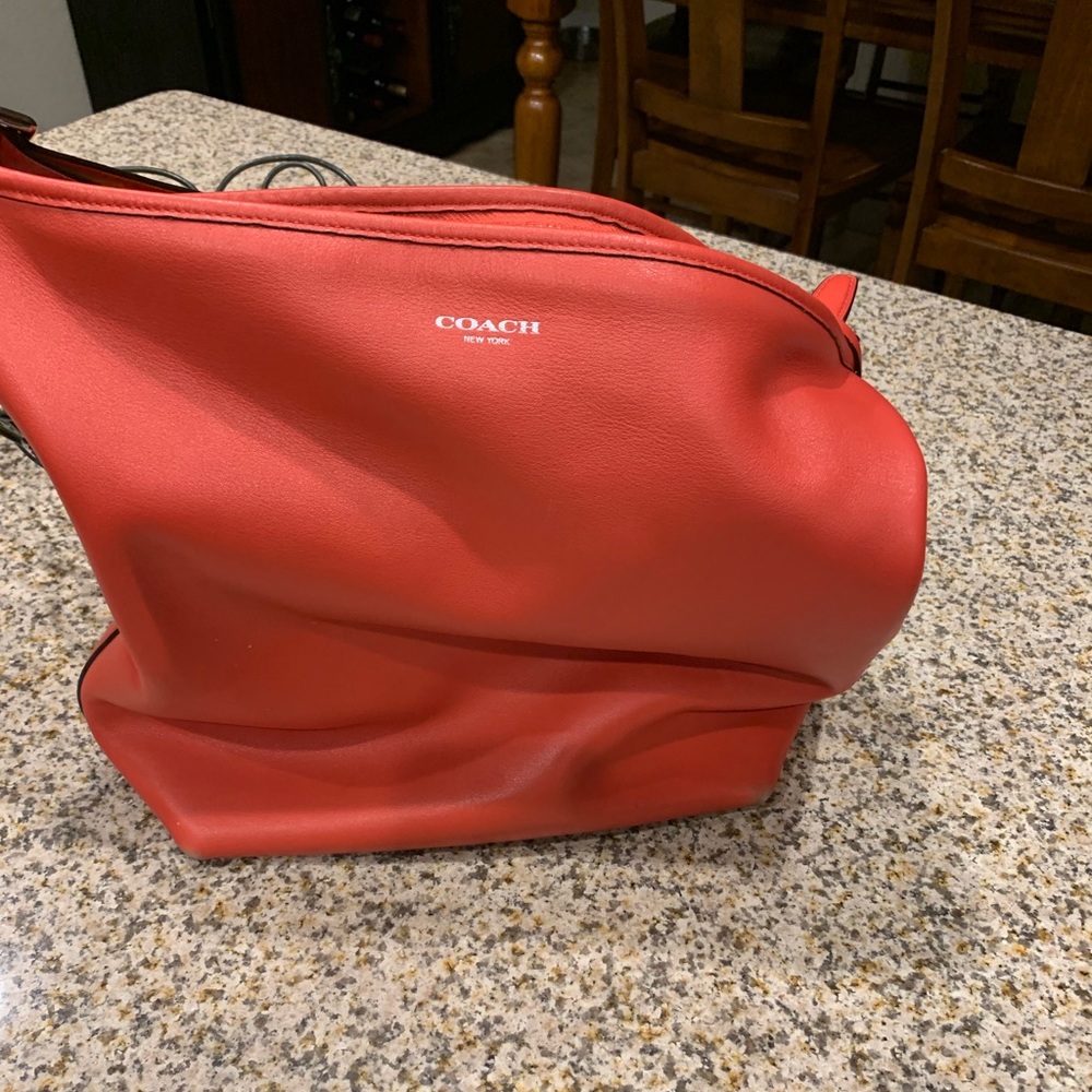 Light wear Coach purse.